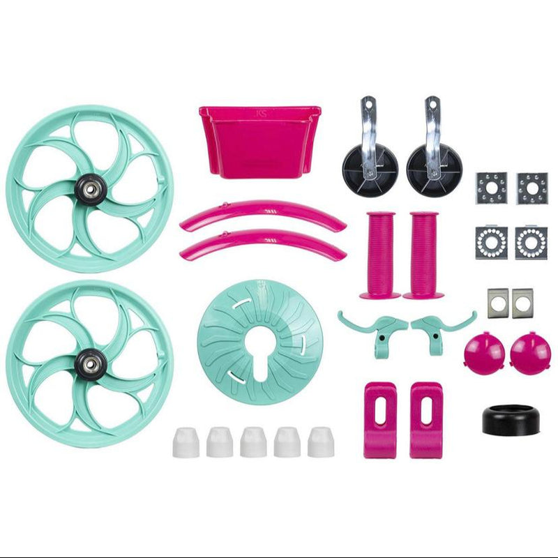 Kit Montagem Bicicleta Bike Infantil Aro 16 Rodinha Manopla