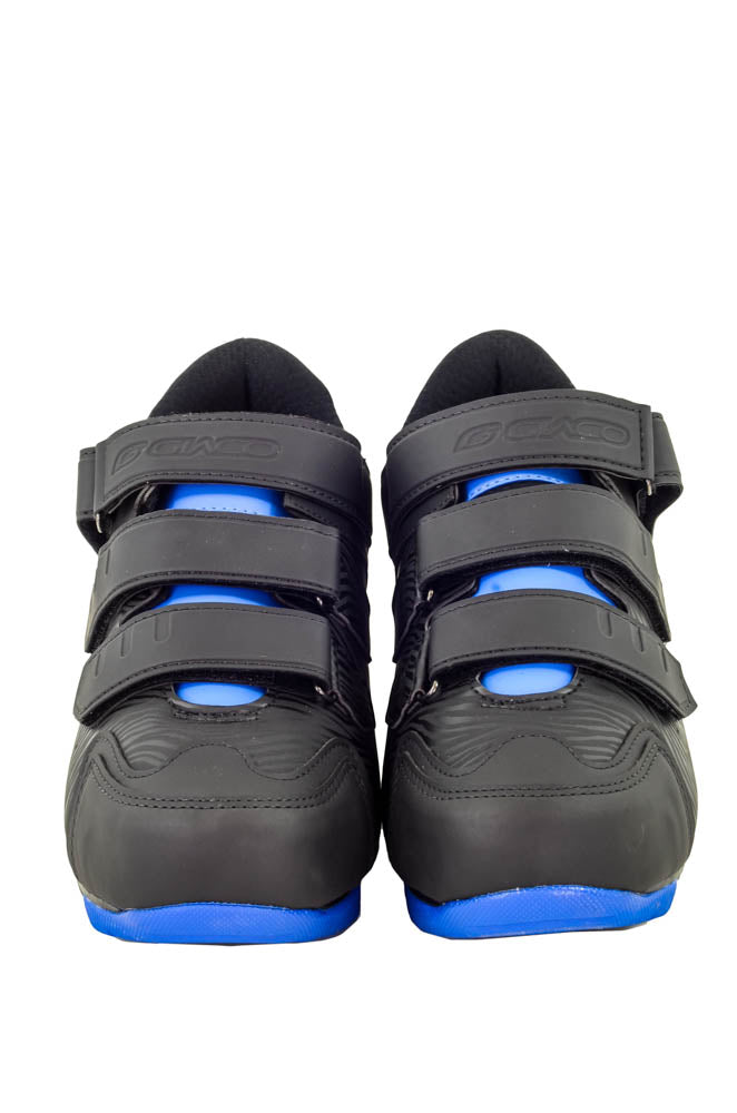 Sapatilha De Clip MTB - Giaco Com 3 Velcros - Azul