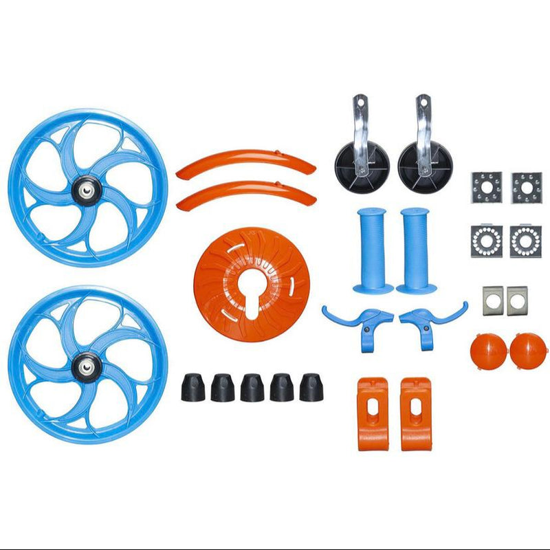 Kit Montagem Bicicleta Bike Infantil Aro 16 Rodinha Manopla