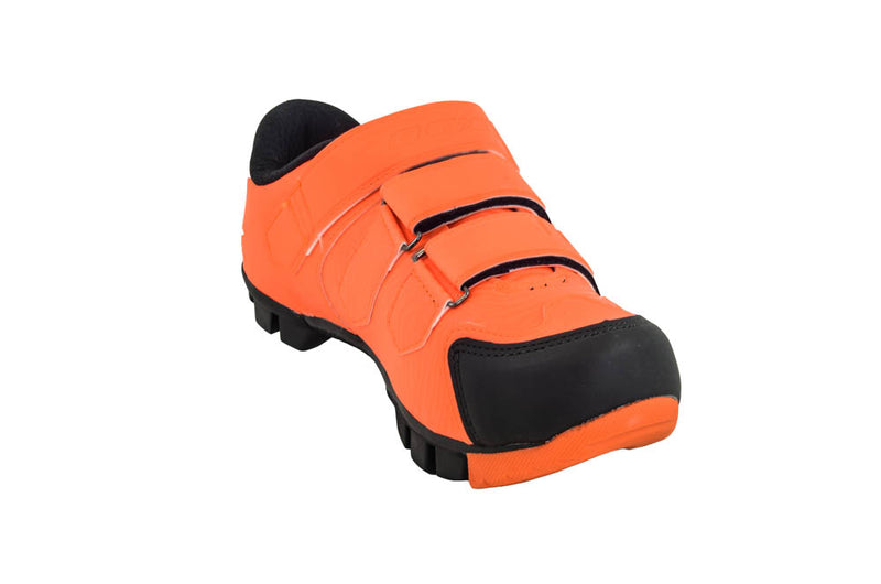 Sapatilha De Clip MTB - Giaco Com 3 Velcros - Laranja