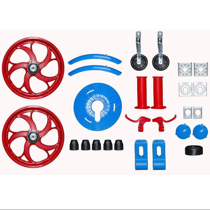 Kit Montagem Bicicleta Bike Infantil Aro 16 Rodinha Manopla