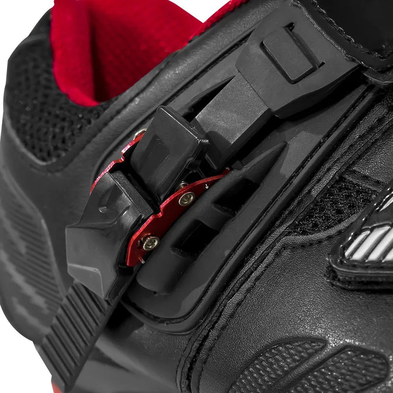 Sapatilha de Clip Mtb Velcro + Trava Resistente Argon Ar1407