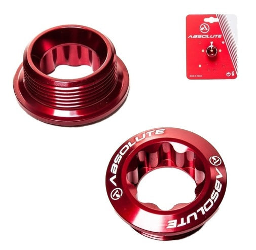 Parafuso De Fixação P/ Pedivela Integrado Absolute Vermelho