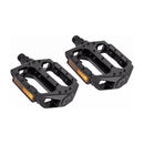 Pedal 9/16” Rosca Grossa Plataforma Freestyle Preto Alumínio