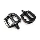 Pedal 9/16” Rosca Grossa Plataforma Freestyle Preto Alumínio