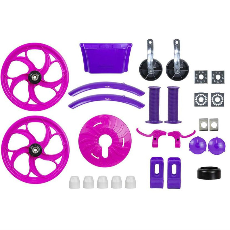 Kit Montagem Bicicleta Bike Infantil Aro 16 Rodinha Manopla