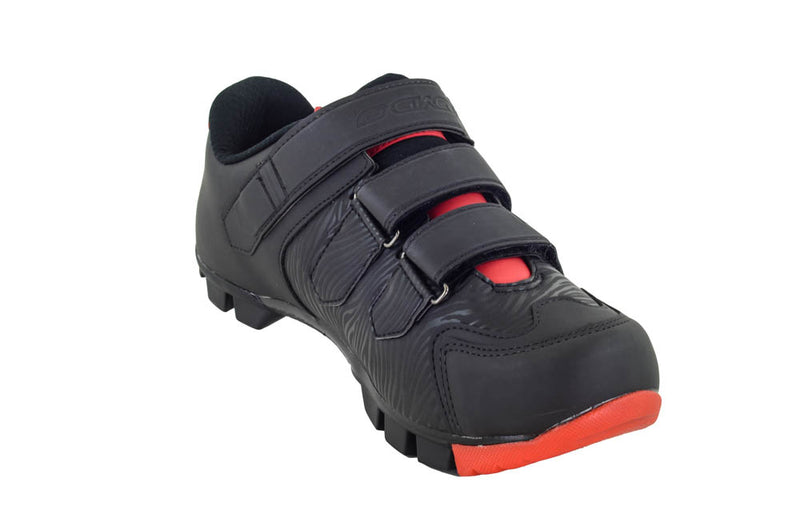 Sapatilha De Clip MTB - Giaco Com 3 Velcros - Vermelha