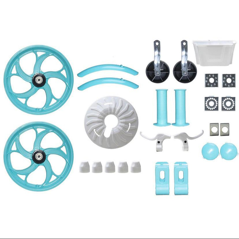 Kit Montagem Bicicleta Bike Infantil Aro 16 Rodinha Manopla