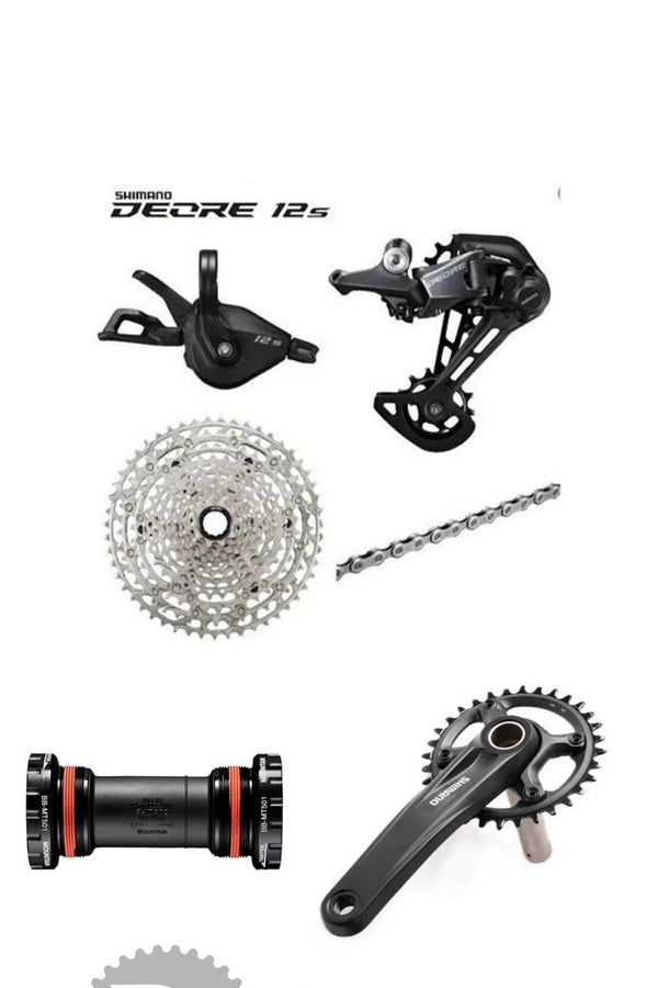 Kit Transmissão Shimano Deore 12V M6100 - C/ Cassete (11/51)