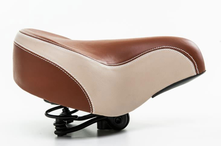 Selim Conforto Vintage/Retrô/Beach - 2 Molas - WL6005 Marrom