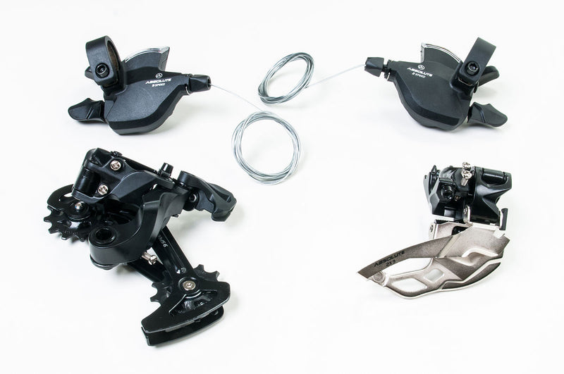 Kit Transmissão 18v Marchas Absolute Nero A5 2x9v Mtb Preto
