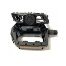 Pedal 9/16” Rosca Grossa Plataforma Freestyle Preto Alumínio