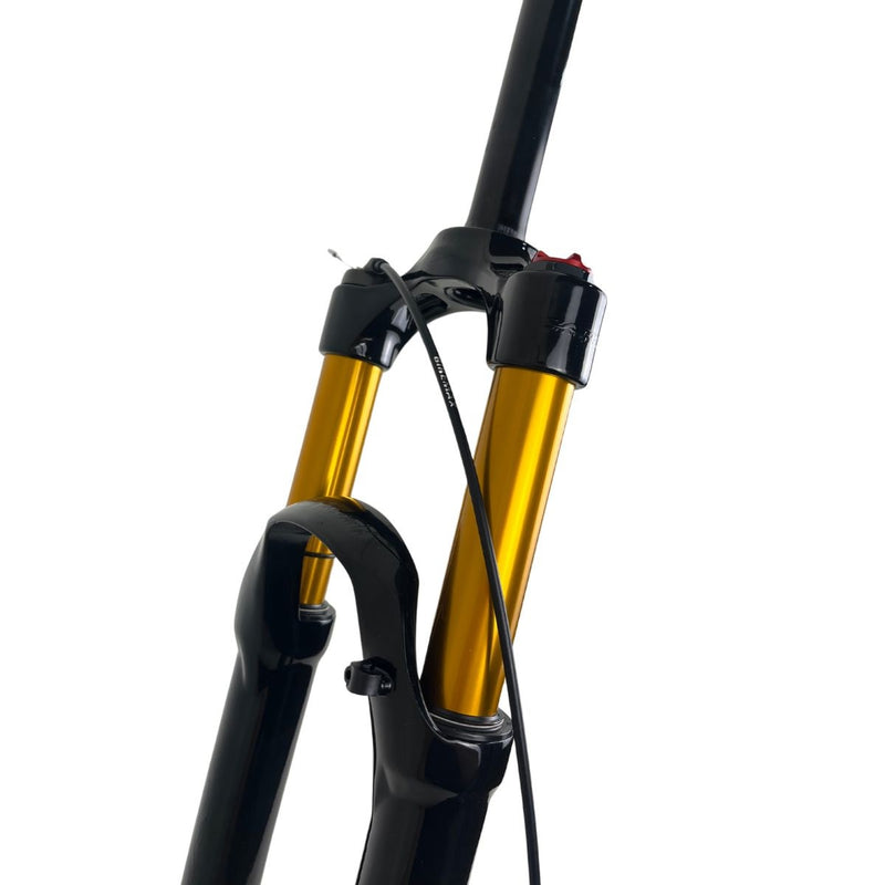 Garfo Suspensão Bike 29 Ar Óleo Magnésio Trava No Guidão