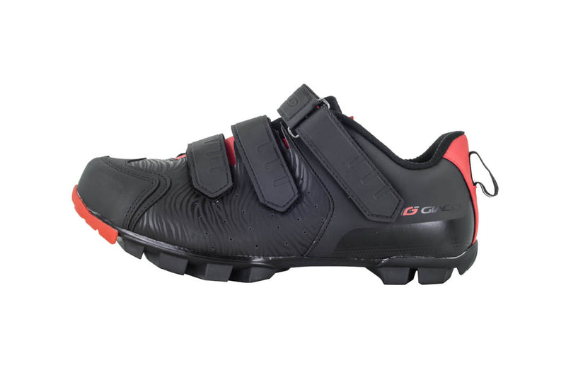 Sapatilha De Clip MTB - Giaco Com 3 Velcros - Vermelha