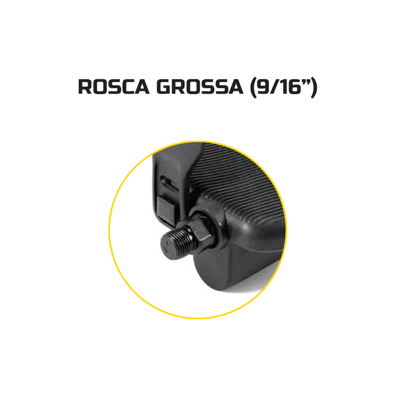 Pedal Ergométrico Bike Indoor Rosca Grossa Sp250 Union (par)