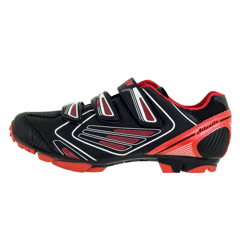Sapatilha De Clip Mtb 3 Velcros Argon 1521 Atlantis