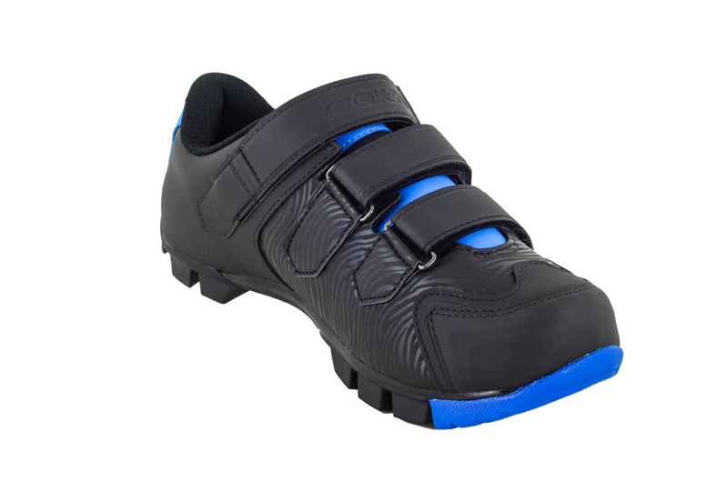 Sapatilha De Clip MTB - Giaco Com 3 Velcros - Azul